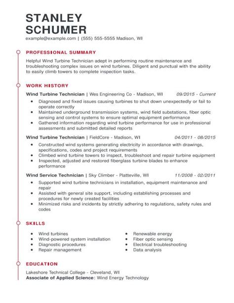 Professional Maintenance Resume Examples Livecareer