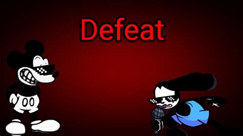 Fnf Mickey Mouse V S Oswald Rabbits Defeat Gameplay Ft Effects Youtube