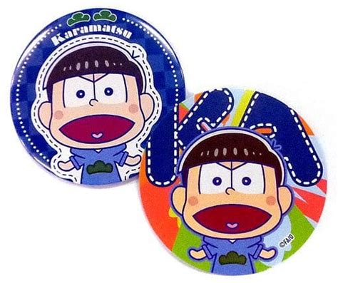 駿河屋 カラ松パペット 缶バッジ＆ステッカー 「パペッと おそ松さん」（バッジ・ピンズ）