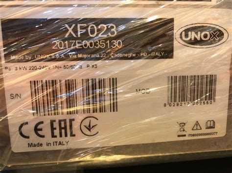 Unox LINEMICRO Anna 4 Grid Convection Oven XF023 (made in Italy) , TV ...