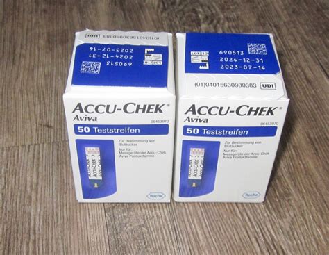 ACCU CHEK Aviva Blutzucker Teststreifen 50 Stück 2 Packungen 2