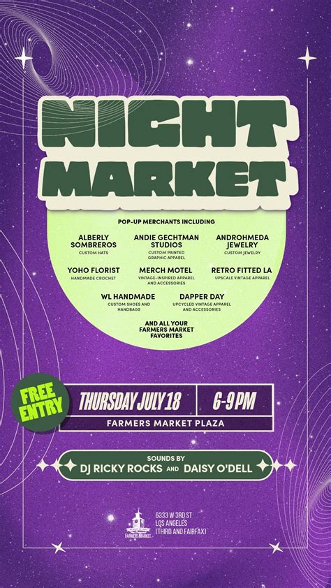 Jul 18 | LA’s Original Farmers Market Introduces ‘The Night Market