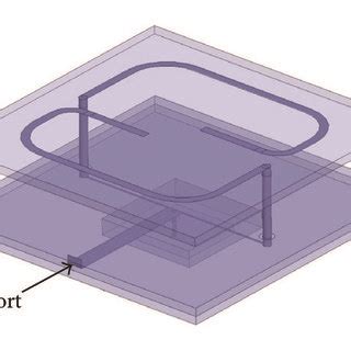 Model And Structure Of The Proposed Antenna A 3D View B Side