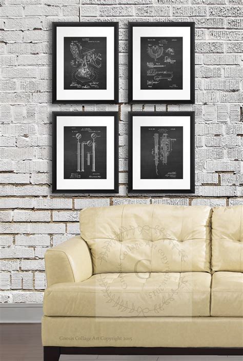 Dentist Office Decor Patents Wall Art Set of 4 Dentistry - Etsy