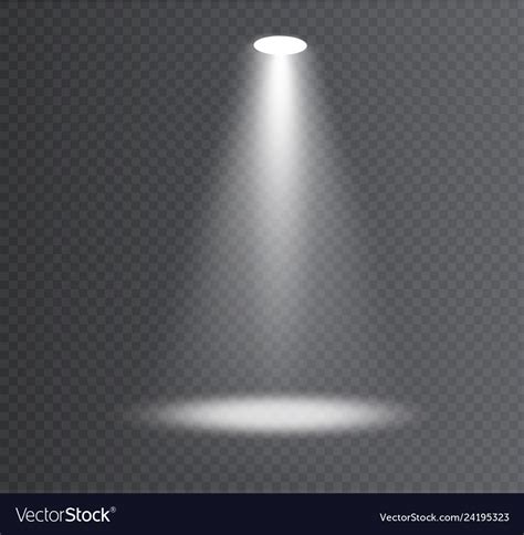 Spotlight light Royalty Free Vector Image - VectorStock