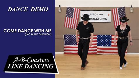 COME DANCE WITH ME Line Dance Demo Walk Through YouTube