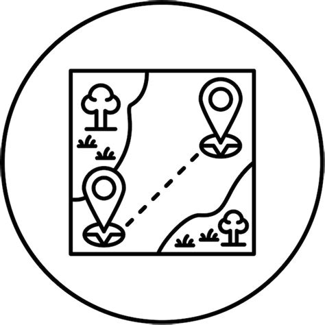 Premium Vector Map Icon