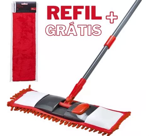 Vassoura Mop Flat Rodo Magico Limpeza Rodinho Esfreg O Flash Mercadolivre