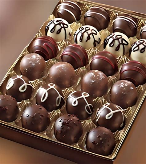 Chocolate Truffle Fantasy, 4 Truffles - Flowershop.ae