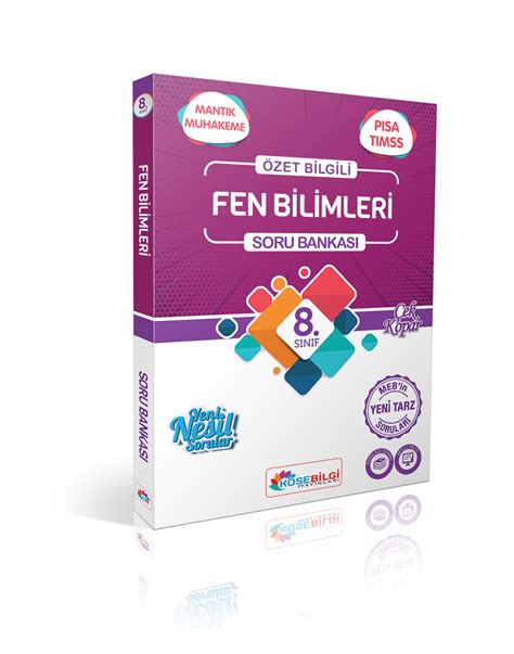 8 Sınıf Fen Bilimleri Soru Bankası 8 SINIF YAYINLARIMIZ