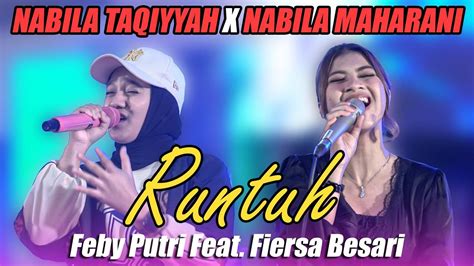 Runtuh Feby Putri Feat Fiersa Besari Live Ngamen Nabila Maharani