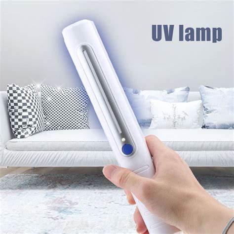 3W Handheld Ultraviolet Disinfection Lamp UV Light Sanitizer Travel LED