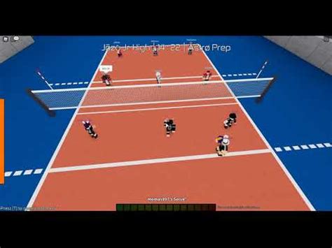 Roblox Volleyball Academy Astro Prep Vs Jozu Jr High YouTube