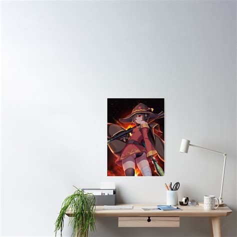 Megumin Butt Thicc Ass Thighs Konosuba Sexy Lewd Hentai Ecchi Anime Girl 6 Poster For Sale