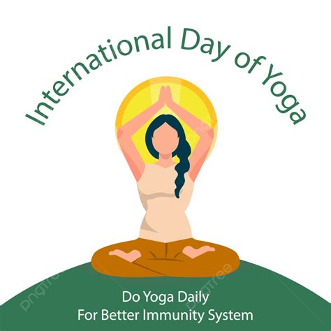 International Yoga Day Vector Hd Images Flat International Day Of Yoga