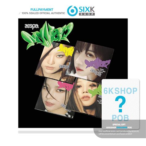 Poster Ver Aespa 3rd Mini Album [my World] Shopee Thailand