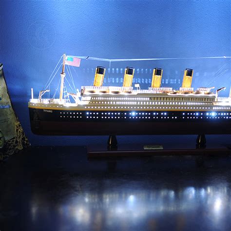 Handcrafted Titanic Model Ship With Lights | SHOPTELI