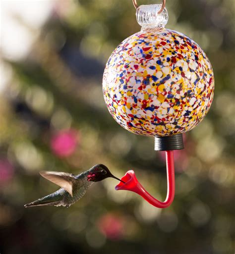 Best Small Hanging Hummingbird Feeder Beautiful Glass And Decorative