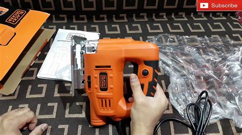 Black Decker Js W Variable Speed Jigsaw Cutter Unboxing Testing