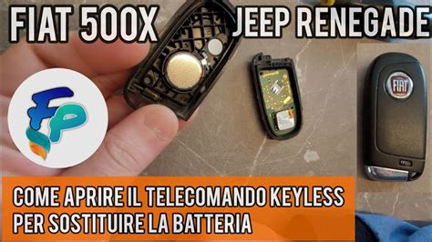 Sostituire Batteria Chiave Keyless Fiat X Youtube