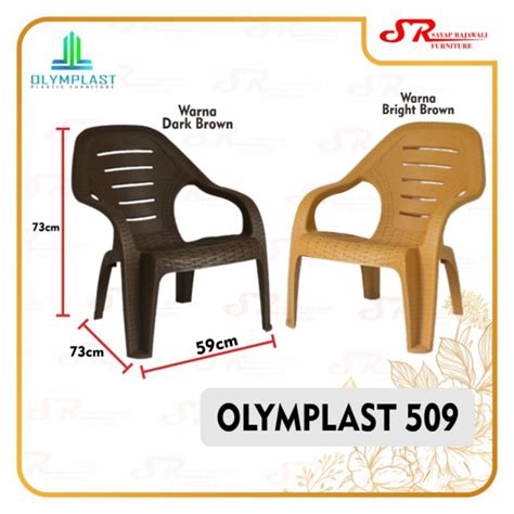 Jual Olymplast Kursi Plastik Santai Motif Rotan Shopee Indonesia