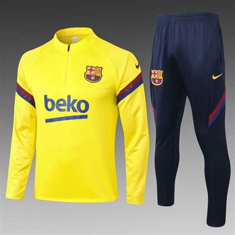 Surv Tement De Barcelones Maillot De Football Homme Enfant