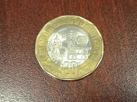 Moneda De Pesos A Os De La Fundaci N De Veracruz En Venta En