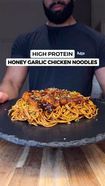 Jalal On Instagram High Protein Honey Garlic Chicken Noodles Only