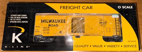 Grzyboskis Train Store K Line Milwaukee Road Yellow Reefer