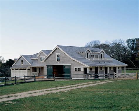 South Barn Road Hutker Architects — A Barn Attached To The House