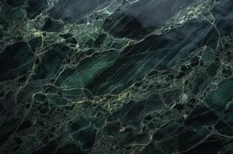 Premium AI Image Dark Green Marble Texture Background Natural Breccia