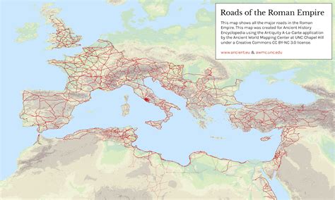 Roads of the Roman Empire (Illustration) - Ancient History Encyclopedia