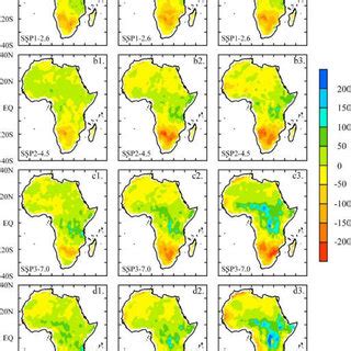 Spatial Distribution Of Multi Year Mean Evapotranspiration A In The