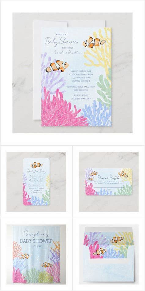 Clown Fish Under The Sea Baby Shower