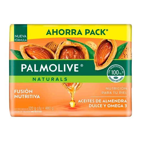 Jab N De Tocador Palmolive Naturals Aceite De Almendra Y Omega Barras