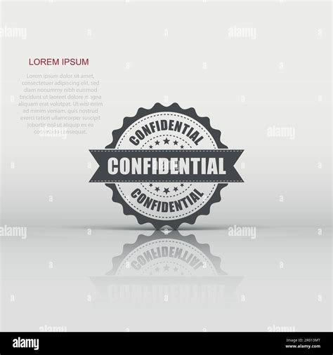 Confidential Stamp Vector Free