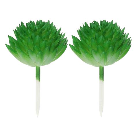 Uxcell Mini Artificial Succulents Unpotted Faux Succulent Picks Fake