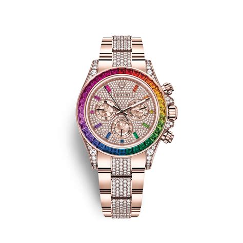 Rolex 116595rbow 0002 Cosmograph Daytona Everose Rainbow Watchbase