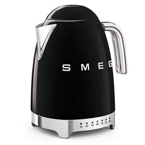 Smeg Variable Temp Kettle Black Klf Blau Adelaide Appliance Gallery