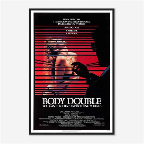 Body Double Movie Poster, Body Double (1984) Poster for Gift - Citiesbox