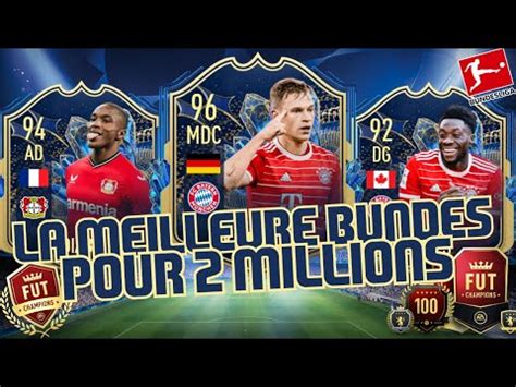 Fifa La Meilleure Equipe De Bundes Pour Millions Youtube