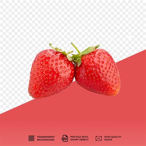 Premium PSD Psd Strawberry Isolated On Transparent Background