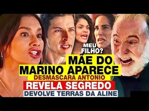 TERRA E PAIXÃO MÃE do Marino APARECE para revelar SEGREDO do Antônio