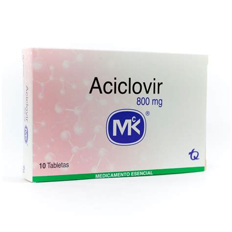 ACICLOVIR MK 800MG X 10 TAB Casa y Salud Droguerías y Minimarket