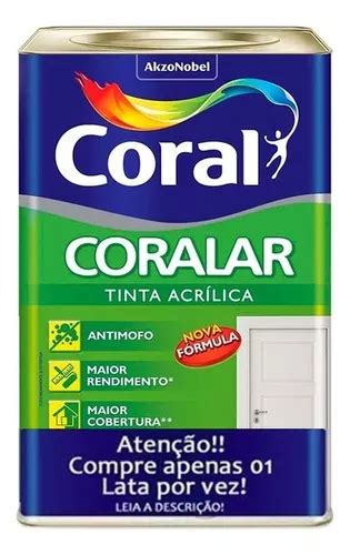 Tinta Coral Coralar L Tex Antimofo Vanilla Litros Frete Gr Tis