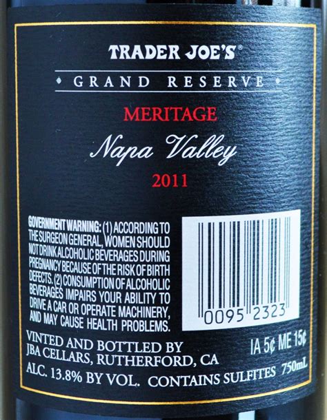 Trader Joe S Grand Reserve Meritage Trader Joe S Wine The Fermented