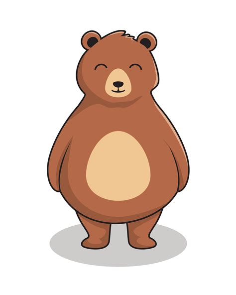 Oso Caricatura Lindo Miel Oso Ilustraciones 3545302 Vector En Vecteezy