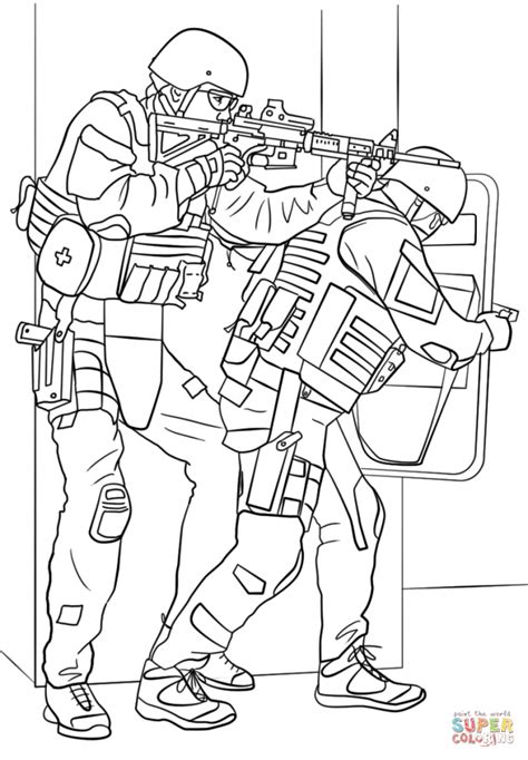 Swat Truck Coloring Page At Getdrawings Free Download