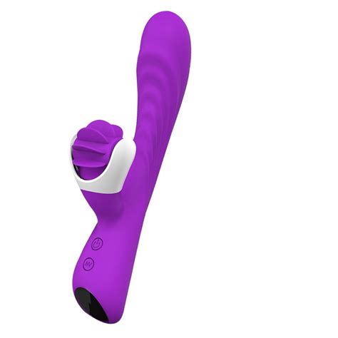 Vibrator Dildo Female Sex Toys G Spot Clitoral Vibrator With Tongue