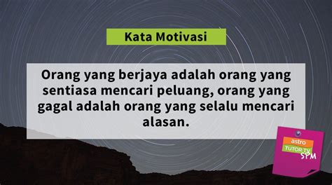 Tips Motivasi Diri Untuk Berjaya Aisfarhan Sau5